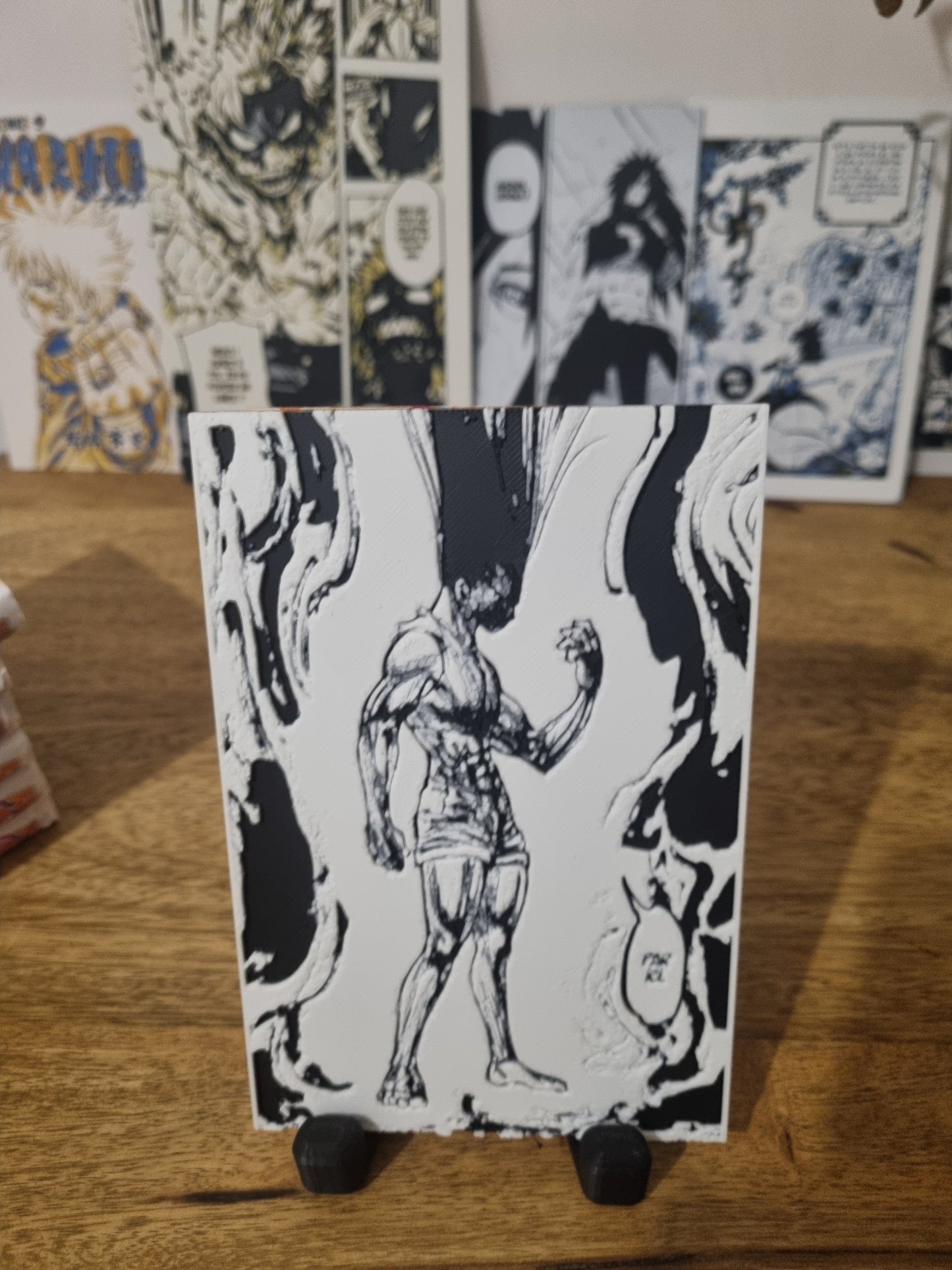 Affiche Hunter x Hunter – Gon Transformation contre Pitou – Impression 3D