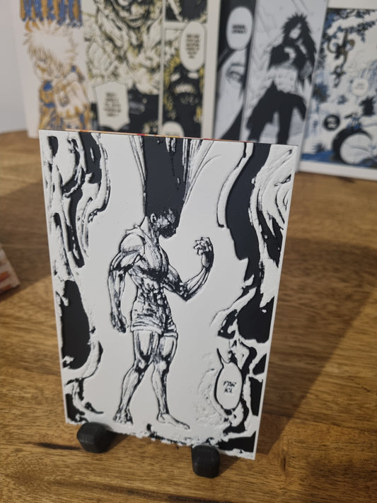 Affiche Hunter x Hunter – Gon Transformation contre Pitou – Impression 3D