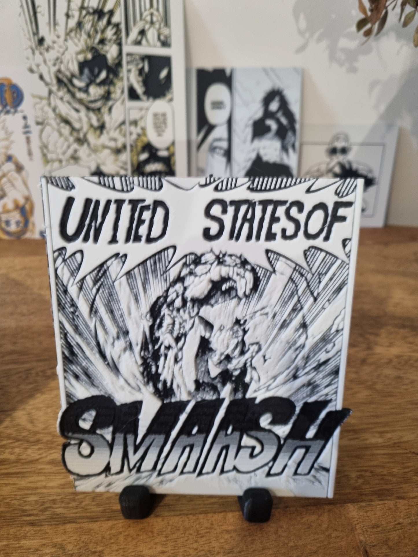 Affiche My Hero Academia – All Might – United States of Smash – Impression 3D