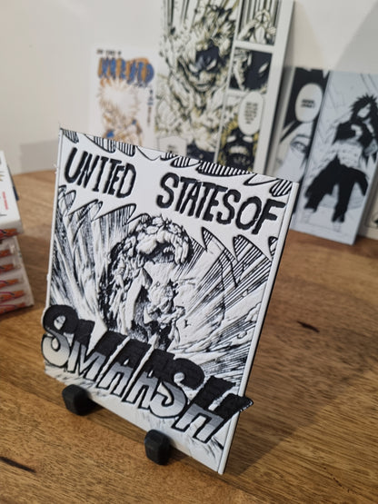 Affiche My Hero Academia – All Might – United States of Smash – Impression 3D