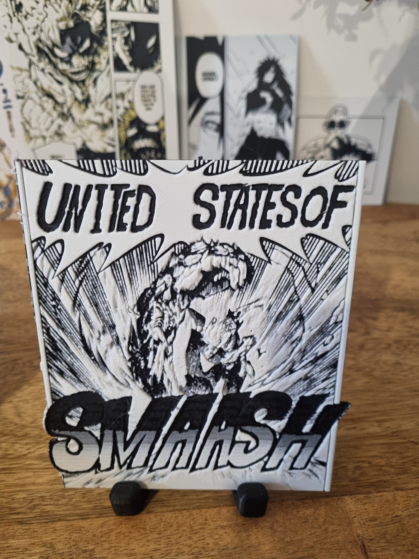 Affiche My Hero Academia – All Might – United States of Smash – Impression 3D
