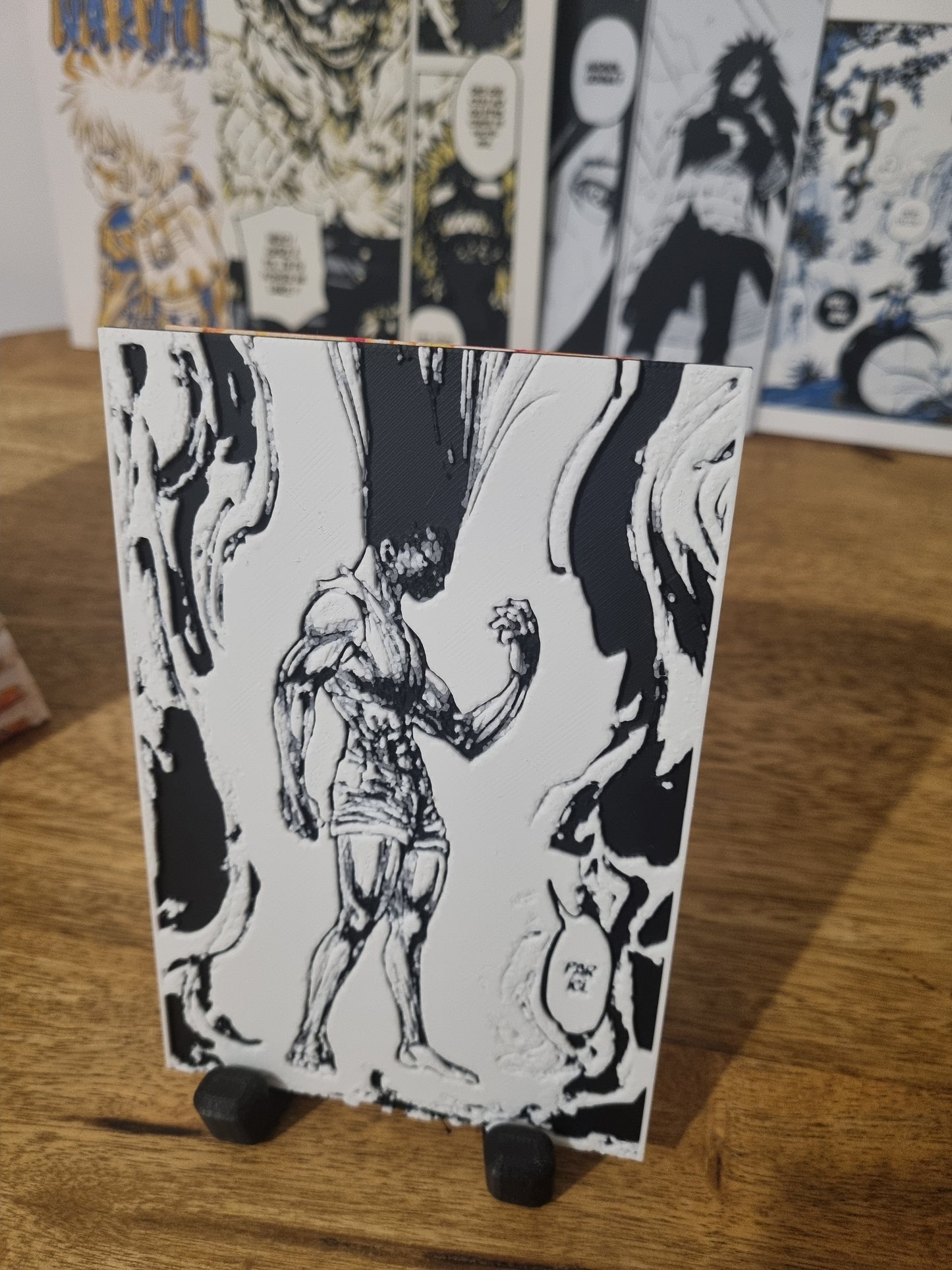 Affiche Hunter x Hunter – Gon Transformation contre Pitou – Impression 3D