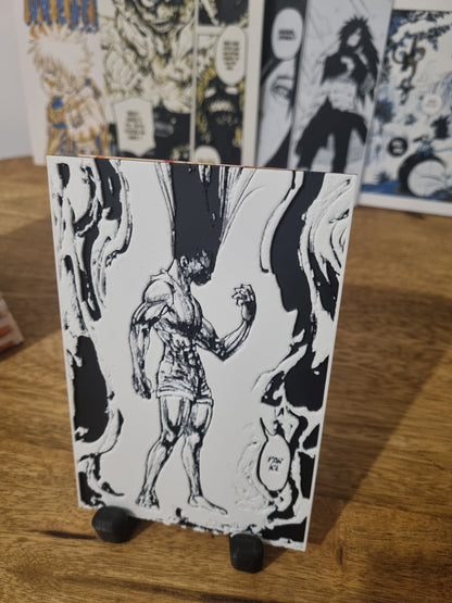 Affiche Hunter x Hunter – Gon Transformation contre Pitou – Impression 3D