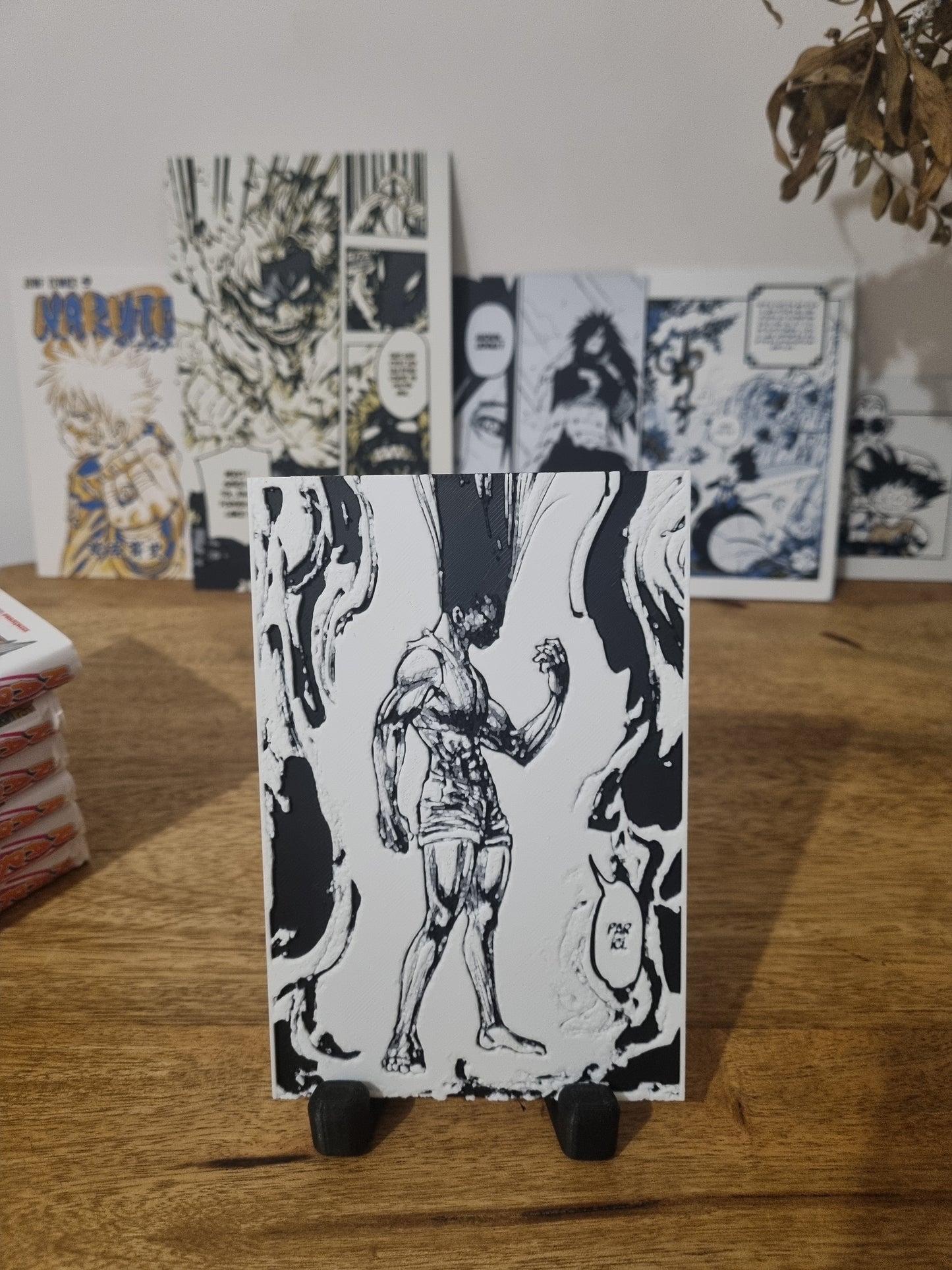 Affiche Hunter x Hunter – Gon Transformation contre Pitou – Impression 3D