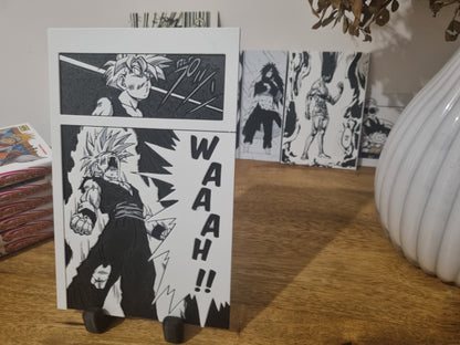 San Gohan SSJ2 – Transformation contre Cell – Affiche 3D