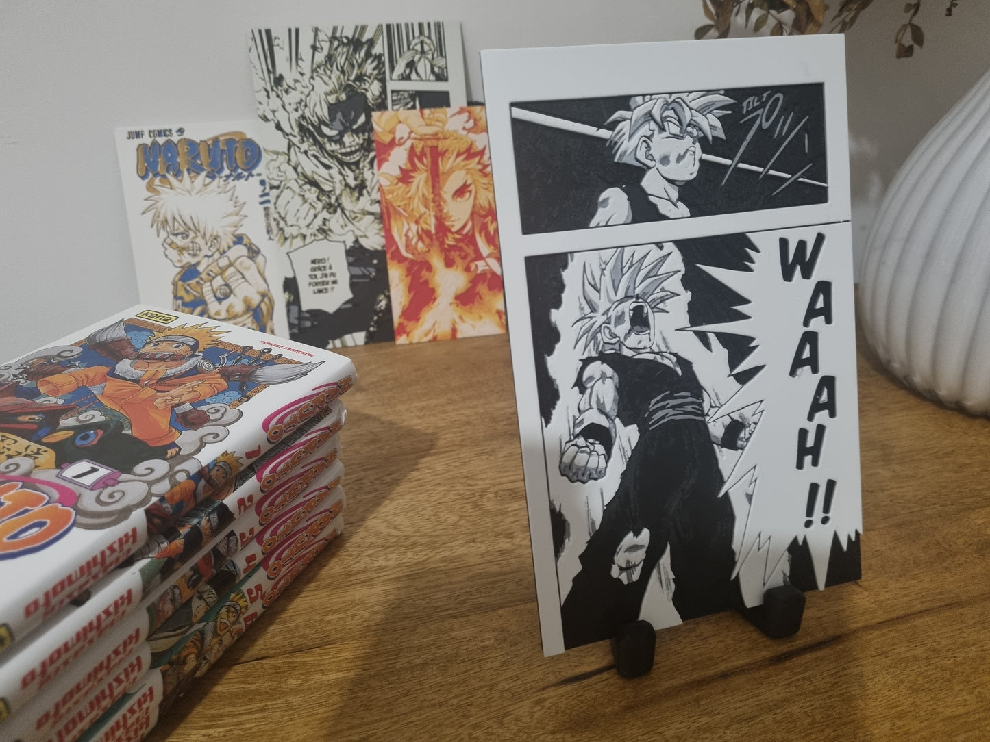 San Gohan SSJ2 – Transformation contre Cell – Affiche 3D