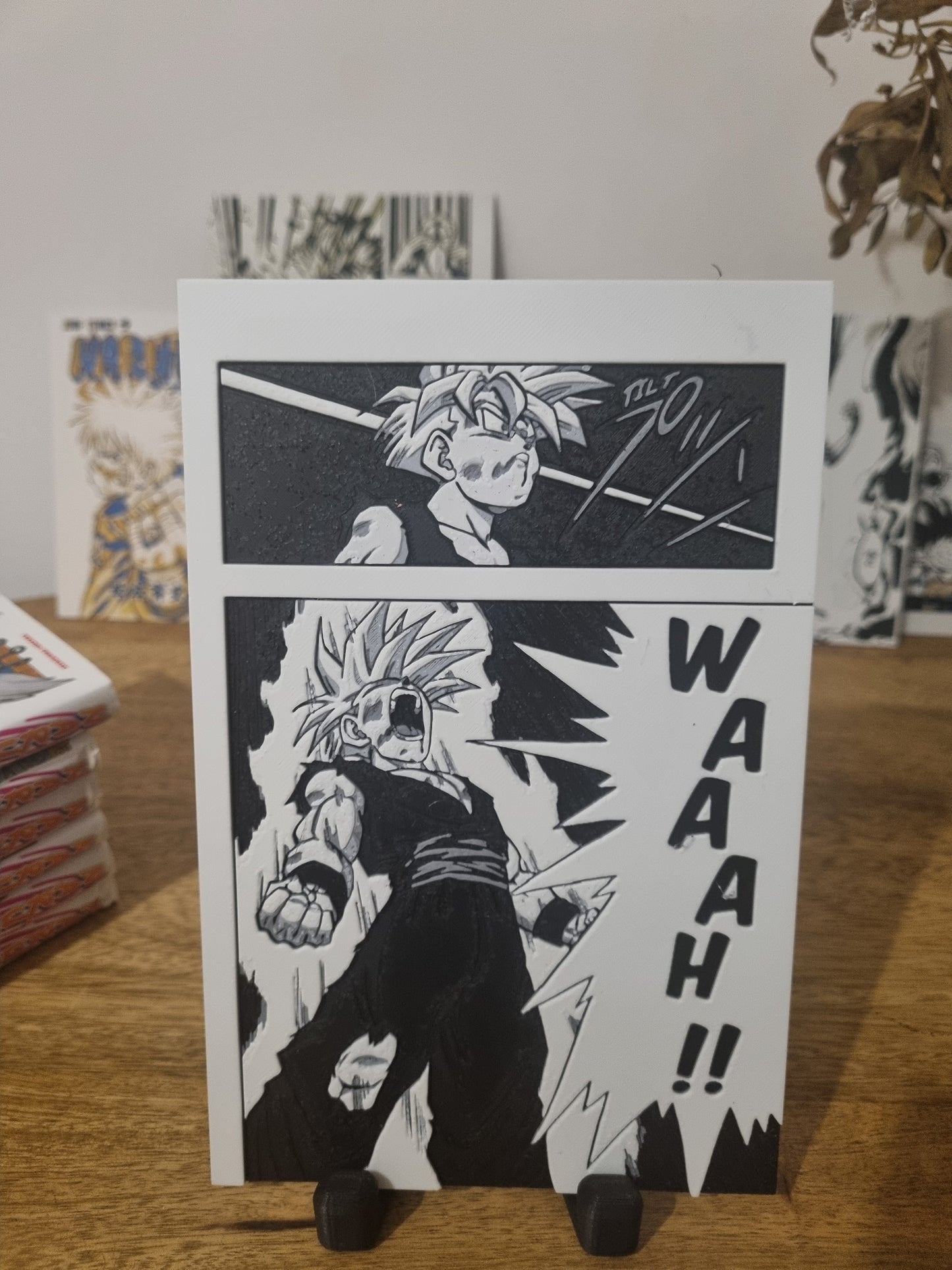 San Gohan SSJ2 – Transformation contre Cell – Affiche 3D