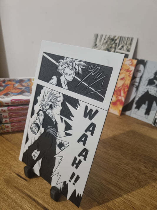 San Gohan SSJ2 – Transformation contre Cell – Affiche 3D