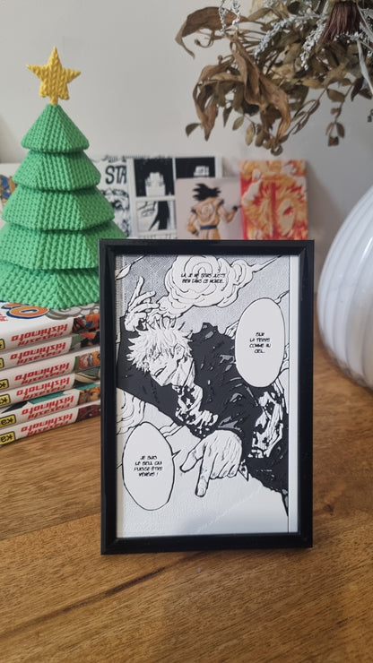 Gojo vs Toji Fushiguro – L’Éveil du Plus Fort – Affiche 3D