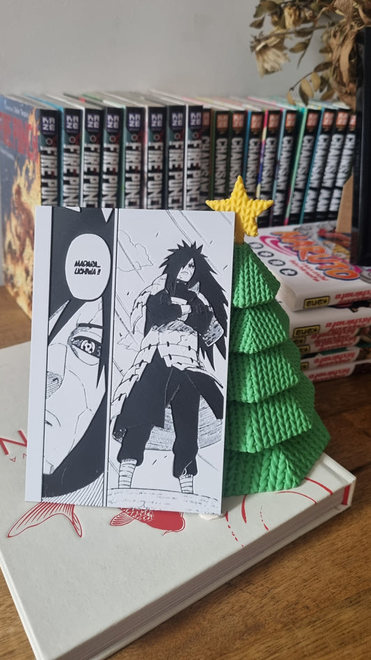 Affiche Naruto – Madara Uchiha – Première apparition – Grande Guerre Ninja – Impression 3D