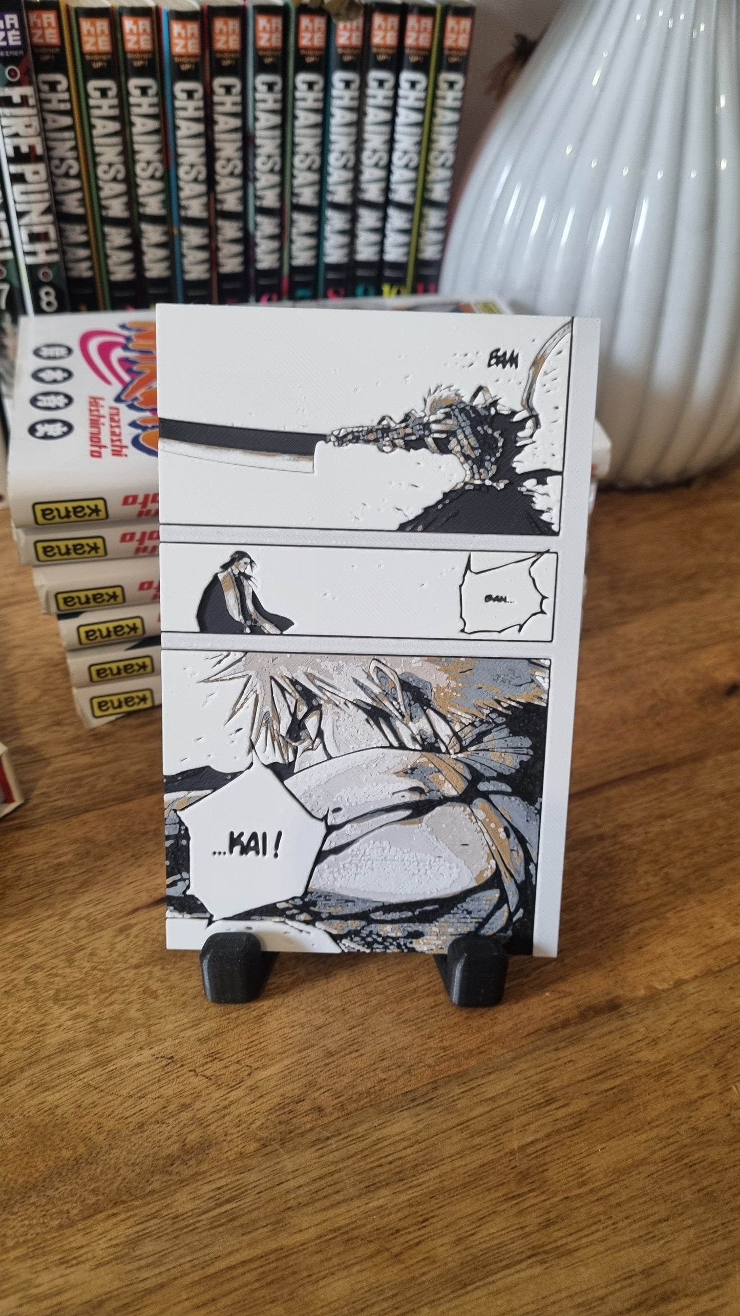 Affiche Bleach – Ichigo Bankai Tensa Zangetsu vs Byakuya – Impression 3D