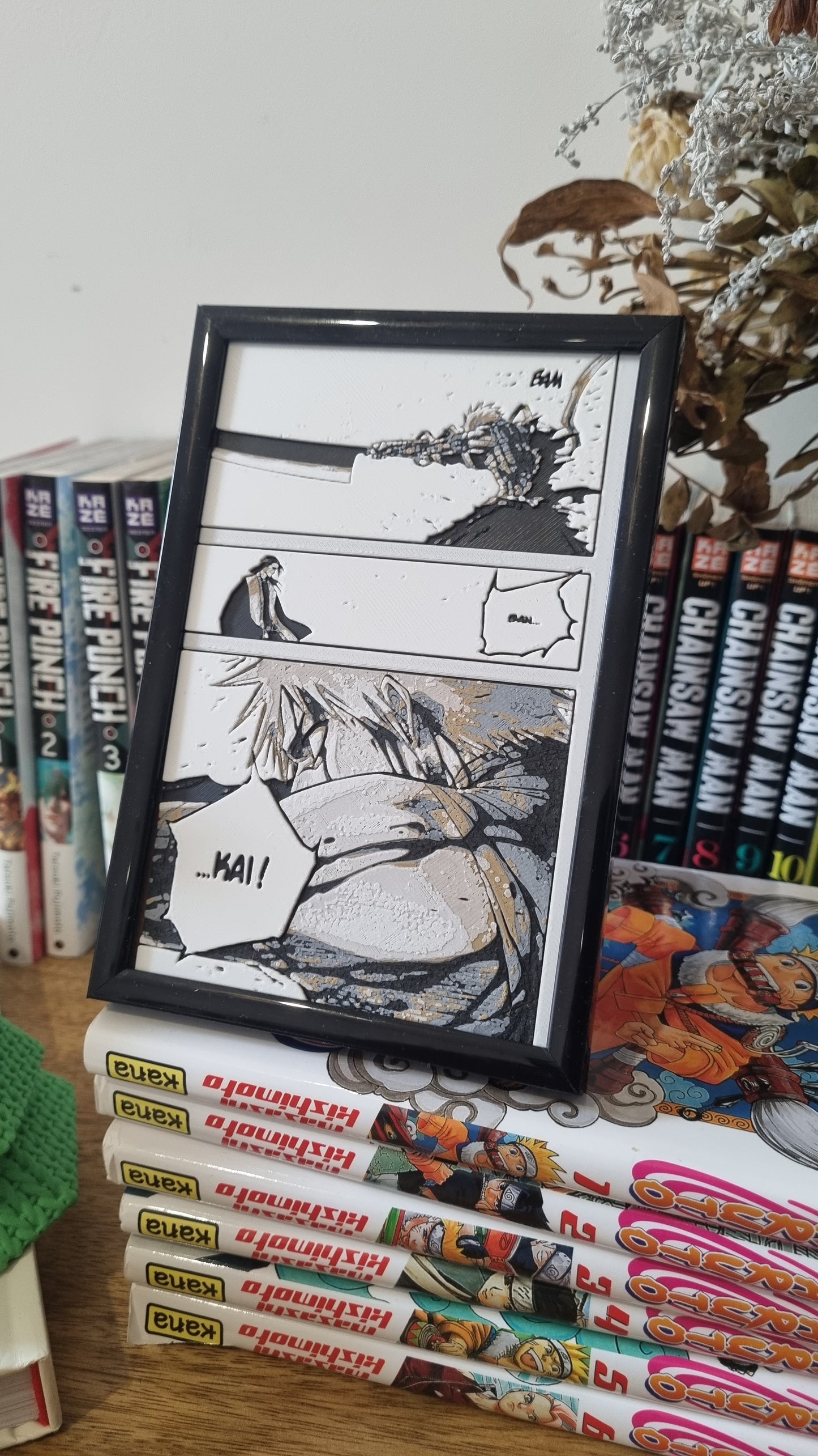 Affiche Bleach – Ichigo Bankai Tensa Zangetsu vs Byakuya – Impression 3D