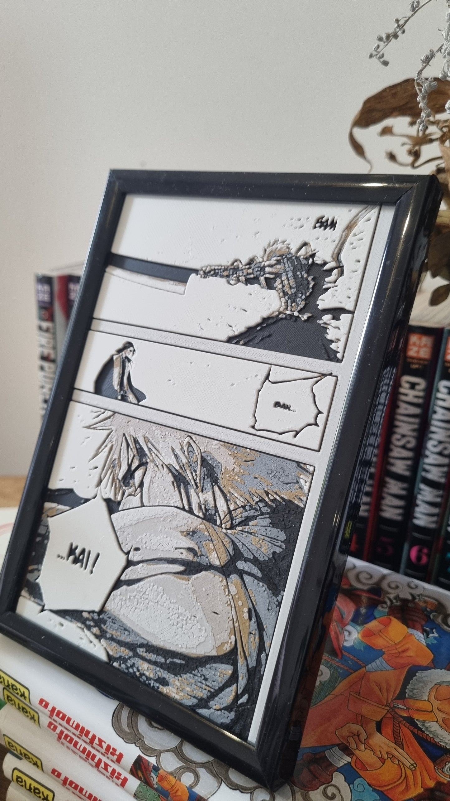 Affiche Bleach – Ichigo Bankai Tensa Zangetsu vs Byakuya – Impression 3D