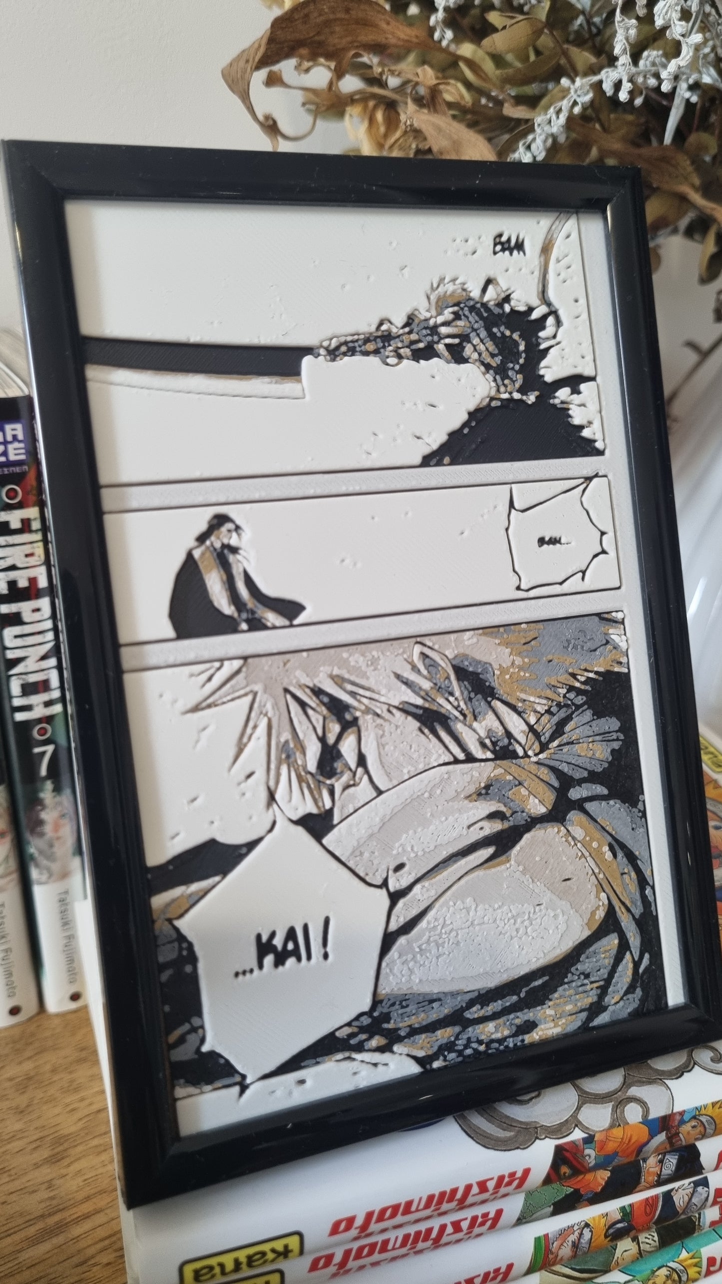 Affiche Bleach – Ichigo Bankai Tensa Zangetsu vs Byakuya – Impression 3D