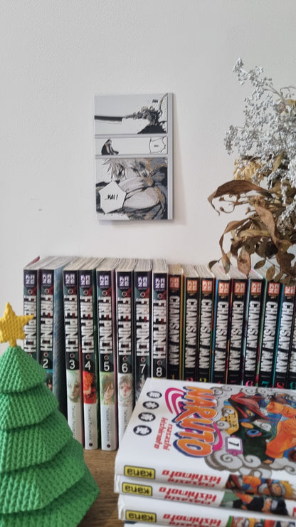 Affiche Bleach – Ichigo Bankai Tensa Zangetsu vs Byakuya – Impression 3D