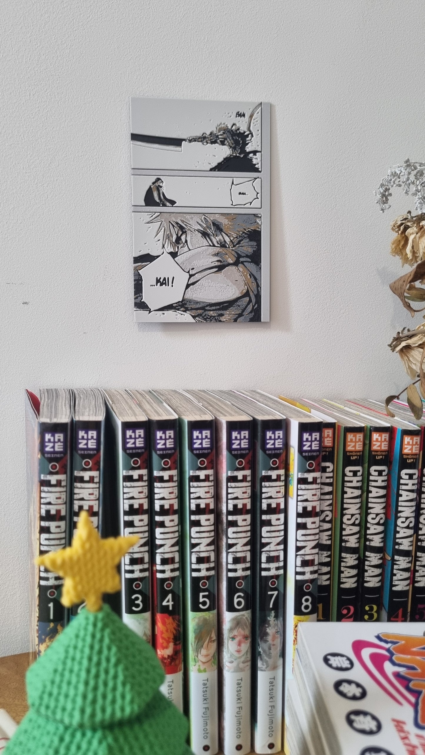 Affiche Bleach – Ichigo Bankai Tensa Zangetsu vs Byakuya – Impression 3D