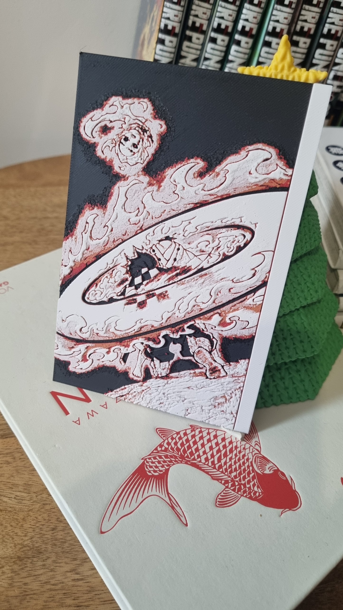 Affiche Demon Slayer – Tanjiro vs Rui – Danse du Dieu du Feu – Impression 3D