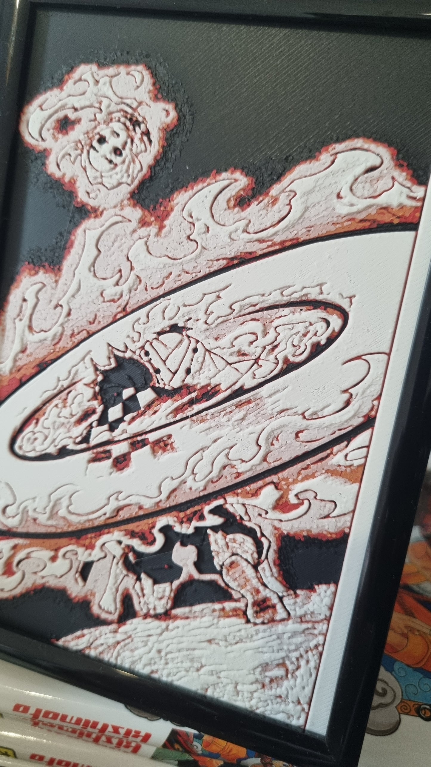 Affiche Demon Slayer – Tanjiro vs Rui – Danse du Dieu du Feu – Impression 3D