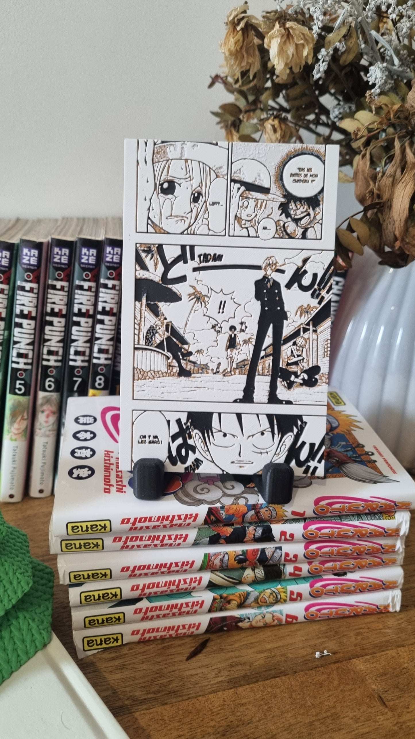 Arlong Park – Le chapeau de paille confié à Nami – Affiche 3D One Piece