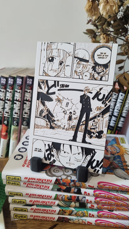 Arlong Park – Le chapeau de paille confié à Nami – Affiche 3D One Piece