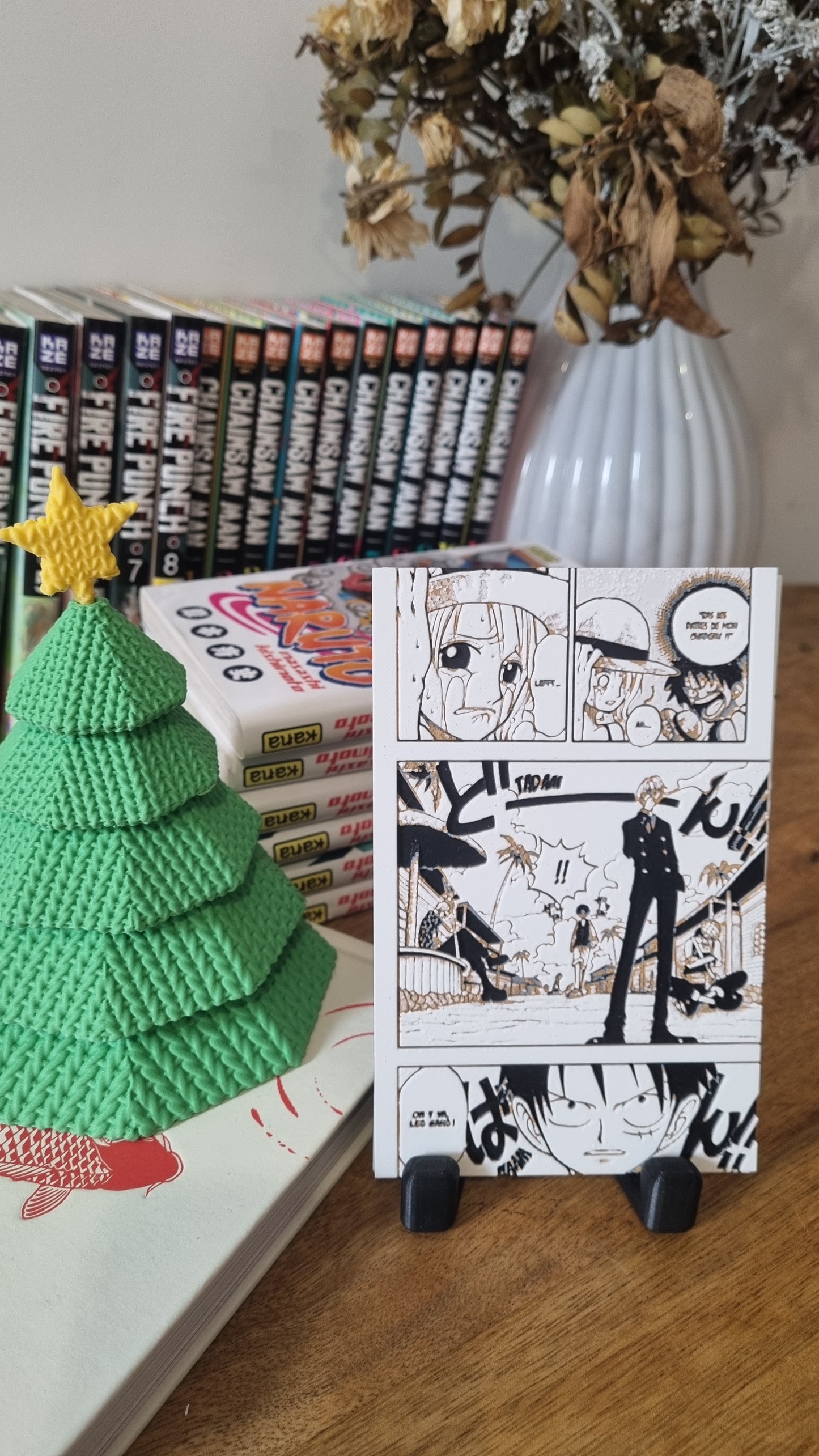 Arlong Park – Le chapeau de paille confié à Nami – Affiche 3D One Piece