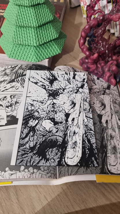 Affiche Chainsaw Man – Denji – Première transformation – Impression 3D