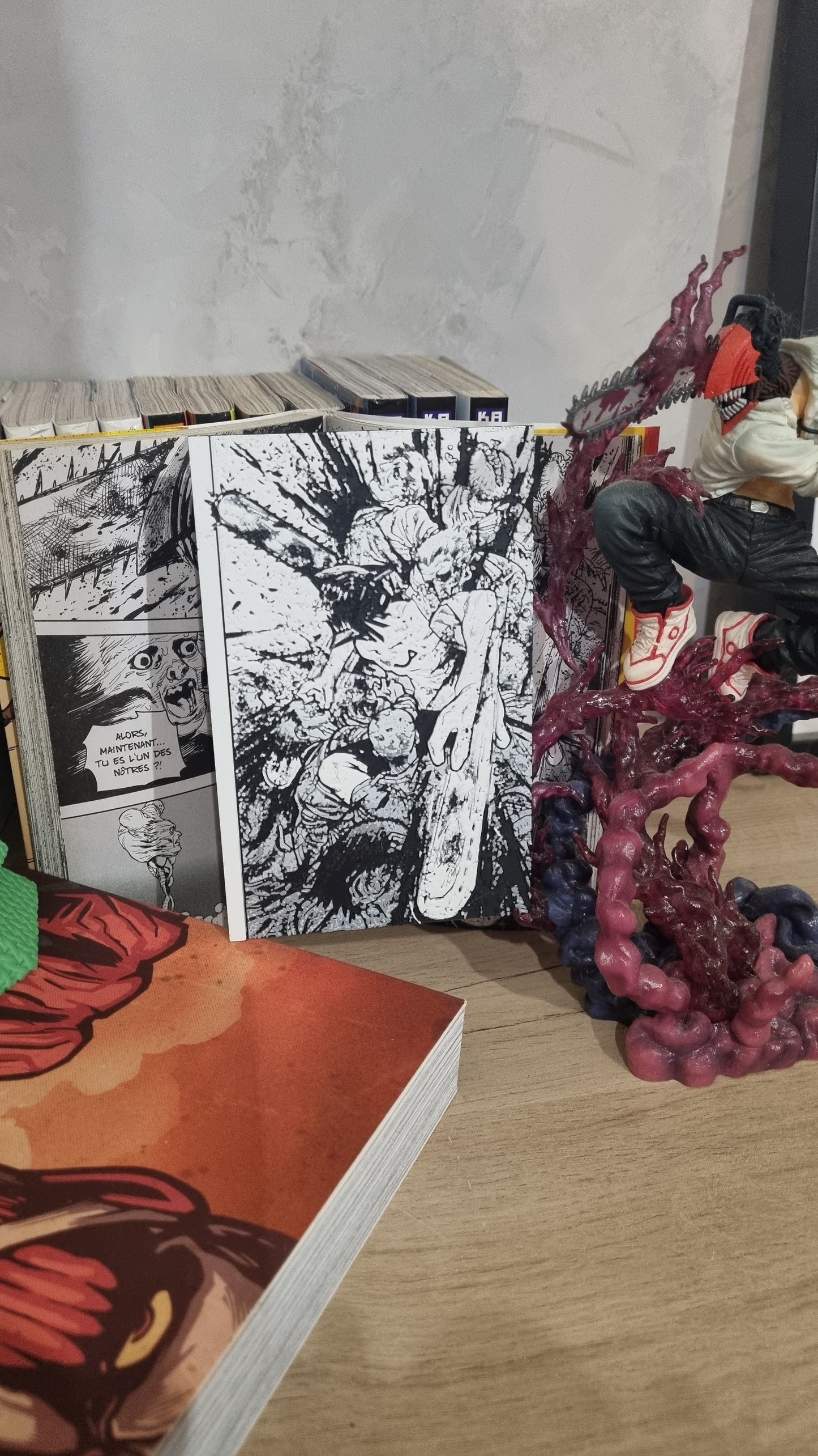 Affiche Chainsaw Man – Denji – Première transformation – Impression 3D