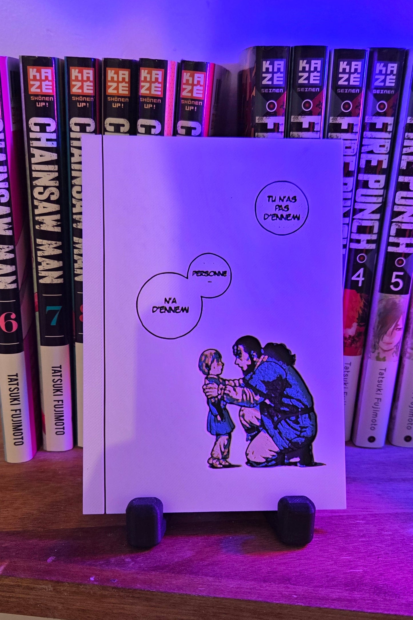 Affiche Vinland Saga – Thorfinn & Thors – “Tu n’as pas d’ennemi” – Impression 3D