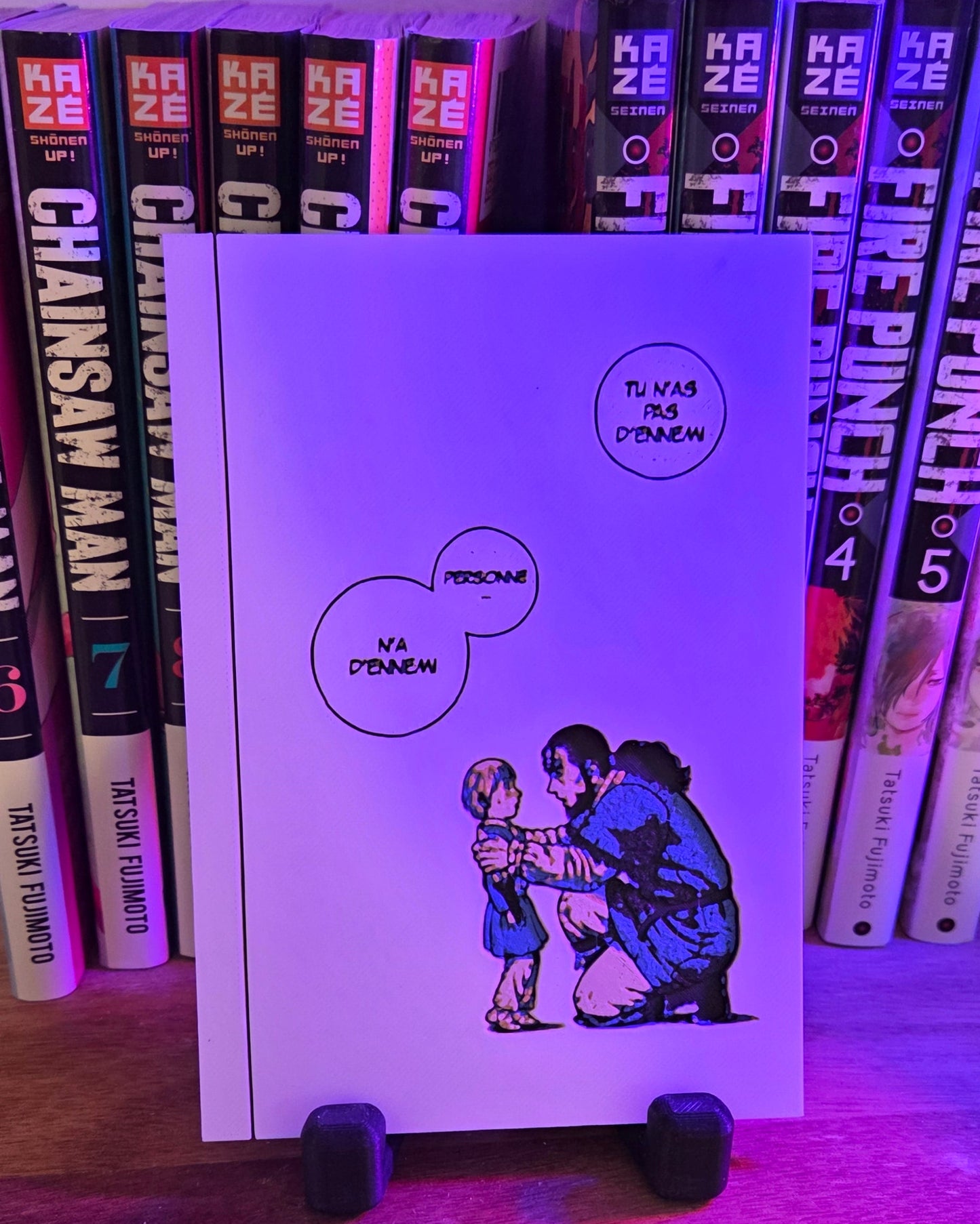 Affiche Vinland Saga – Thorfinn & Thors – “Tu n’as pas d’ennemi” – Impression 3D