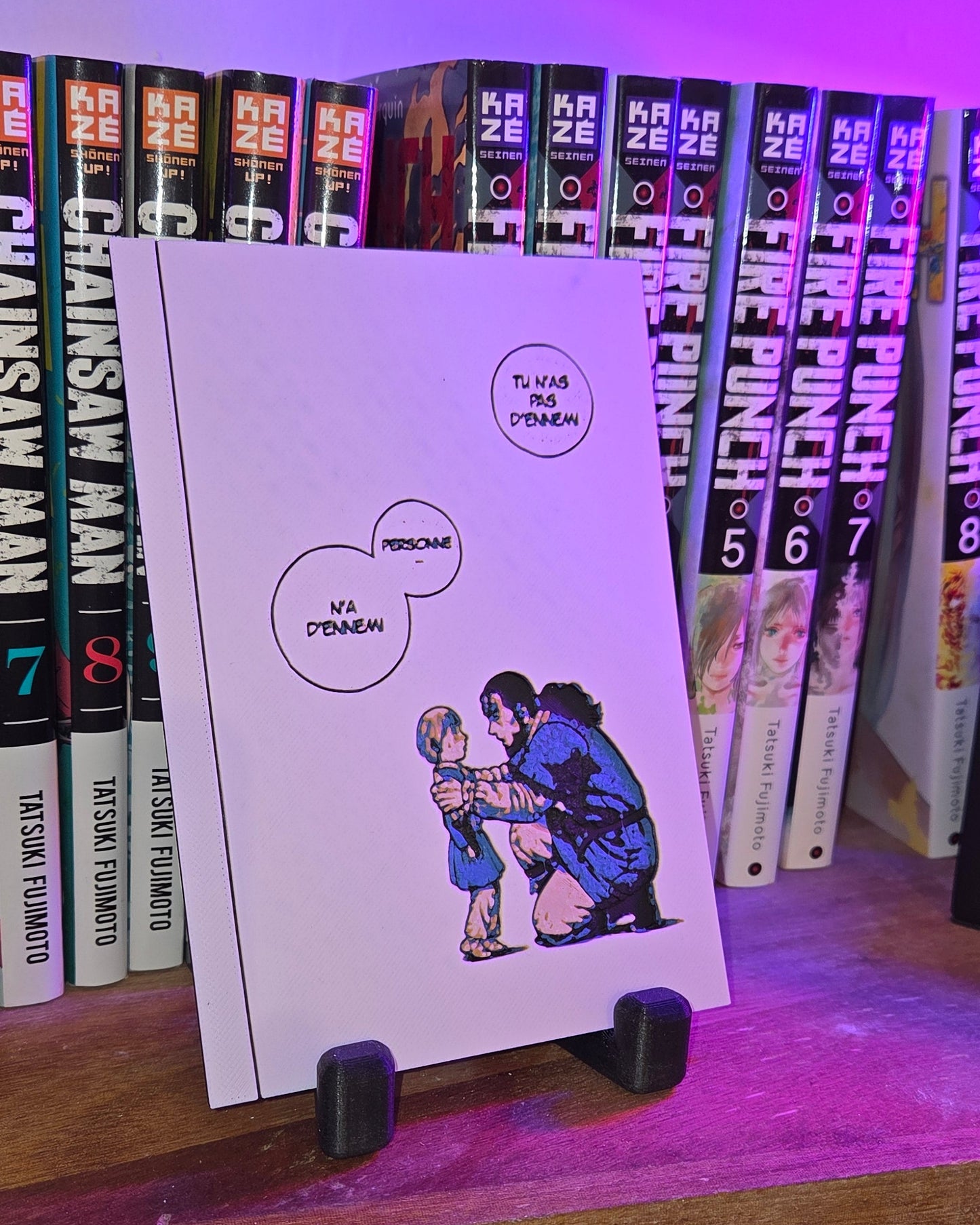 Affiche Vinland Saga – Thorfinn & Thors – “Tu n’as pas d’ennemi” – Impression 3D