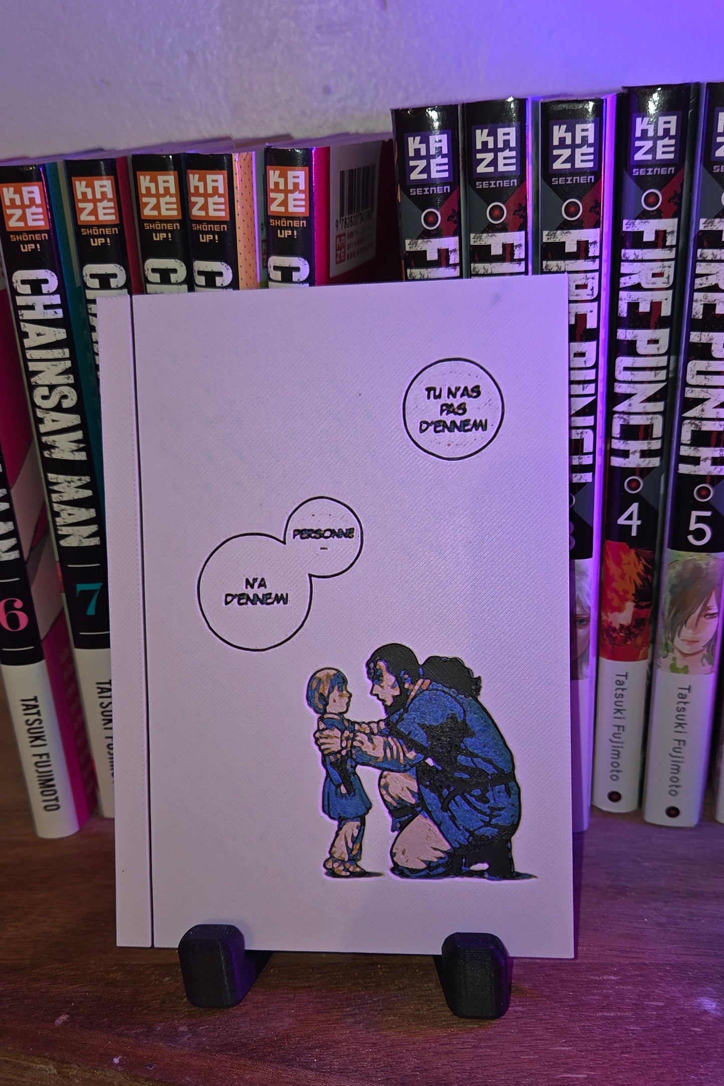 Affiche Vinland Saga – Thorfinn & Thors – “Tu n’as pas d’ennemi” – Impression 3D