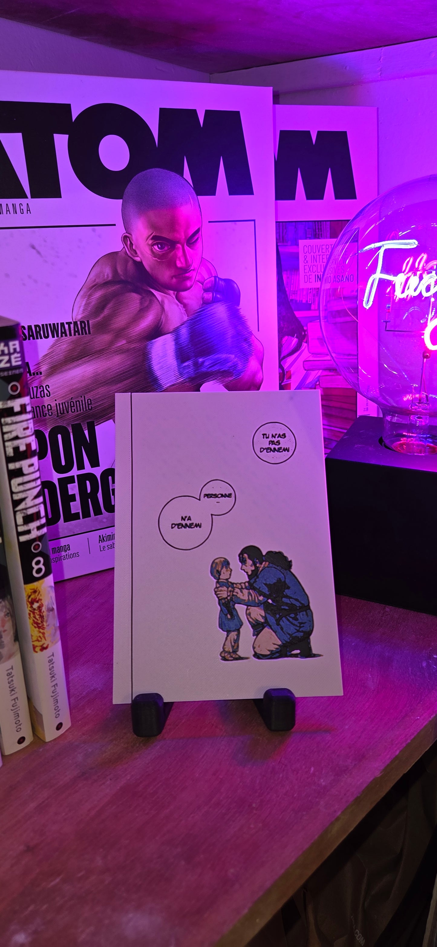 Affiche Vinland Saga – Thorfinn & Thors – “Tu n’as pas d’ennemi” – Impression 3D