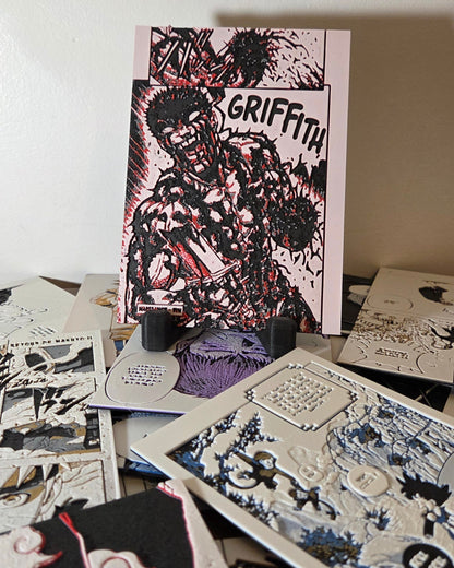 Affiche Berserk – Guts durant l’Éclipse – La Rage contre Griffith – Impression 3D