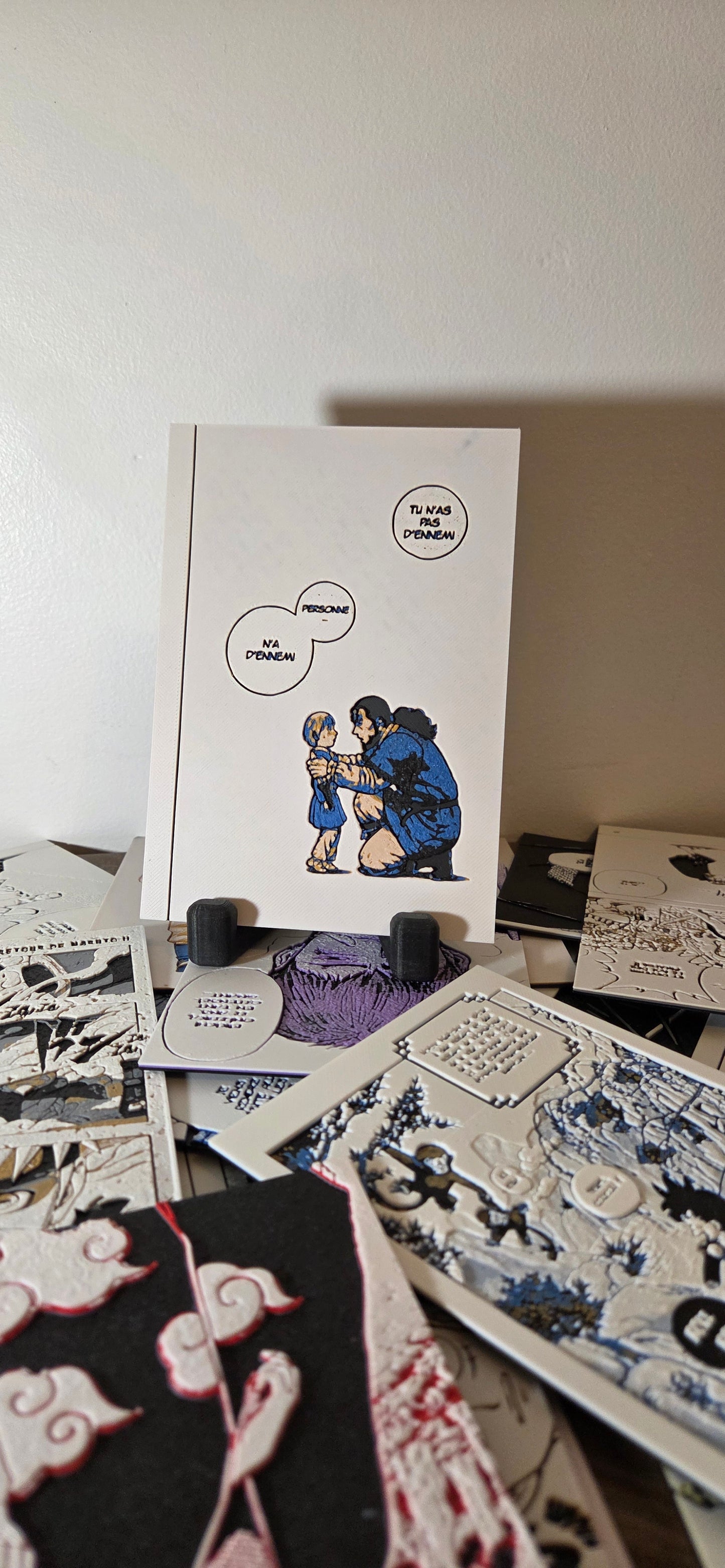 Affiche Vinland Saga – Thorfinn & Thors – “Tu n’as pas d’ennemi” – Impression 3D