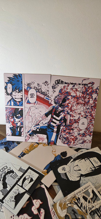 Affiches My Hero Academia – Midoriya vs Shoto – Tournoi de Yuei – Impression 3D