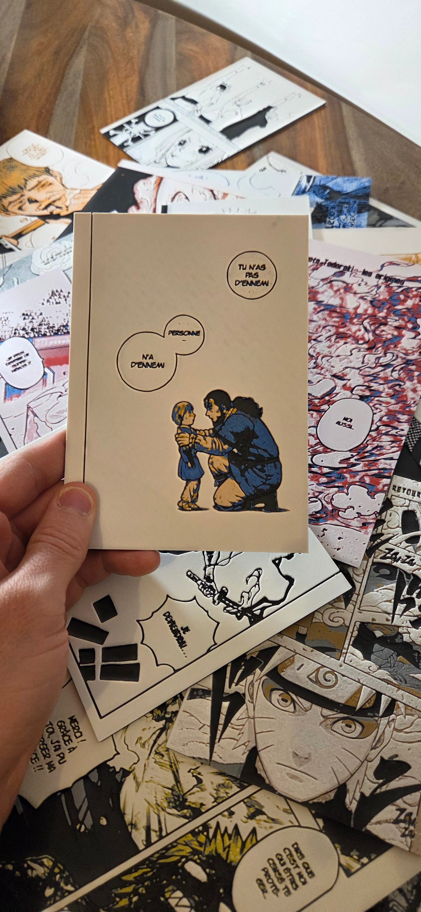 Affiche Vinland Saga – Thorfinn & Thors – “Tu n’as pas d’ennemi” – Impression 3D