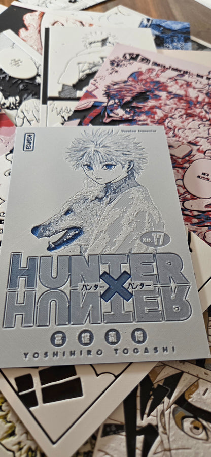 Affiche Hunter x Hunter – Kirua – Couverture Tome 17 – Impression 3D