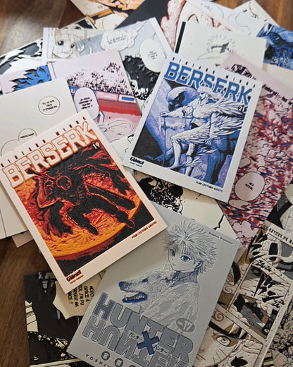 Affiches Berserk – Pages de garde Tome 19 & Tome 21 – Guts & Griffith – Impression 3D
