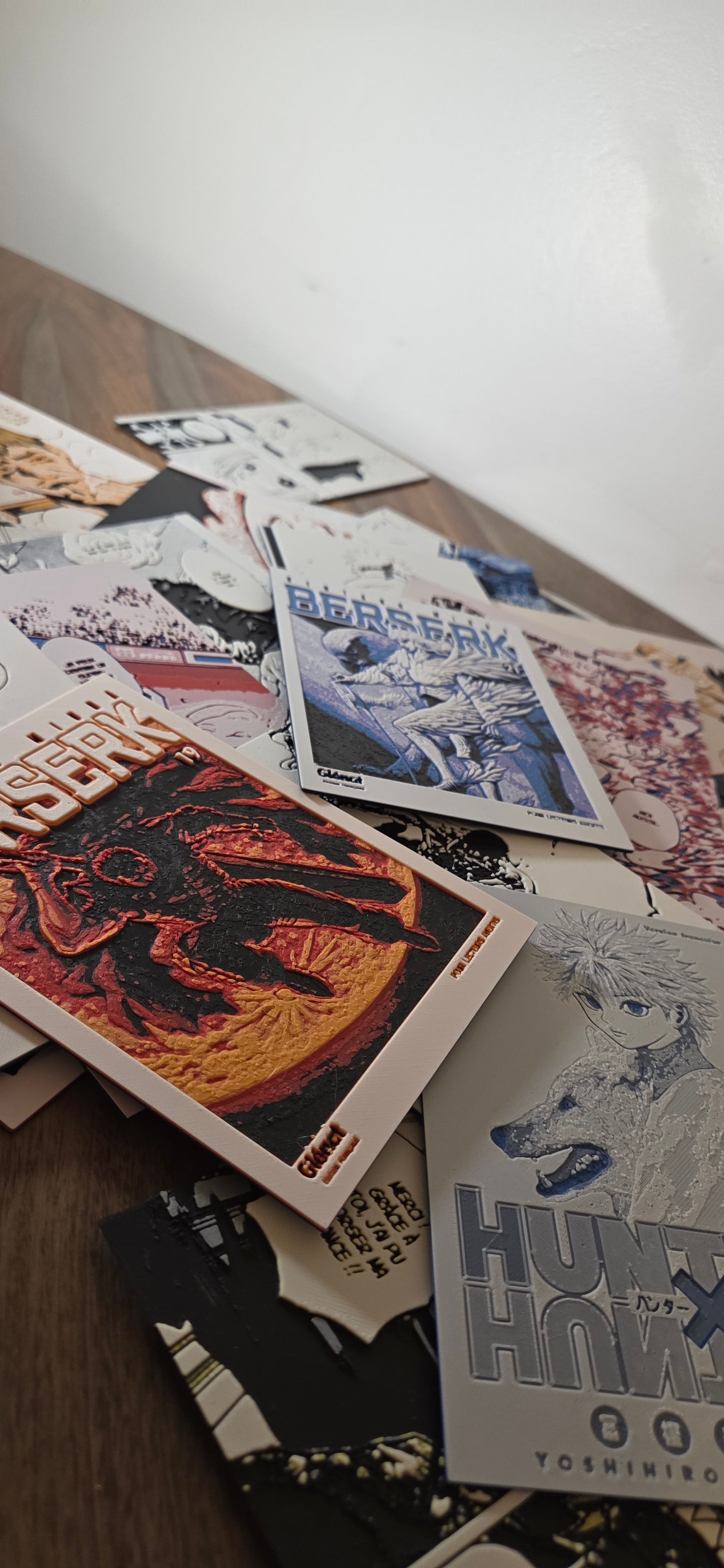 Affiches Berserk – Pages de garde Tome 19 & Tome 21 – Guts & Griffith – Impression 3D