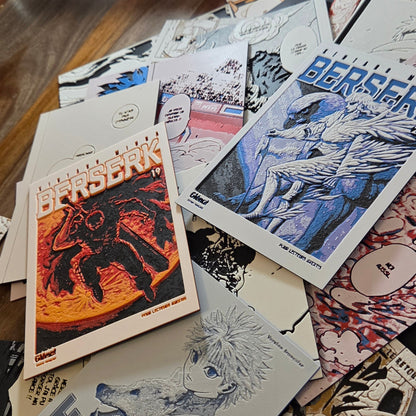 Affiches Berserk – Pages de garde Tome 19 & Tome 21 – Guts & Griffith – Impression 3D