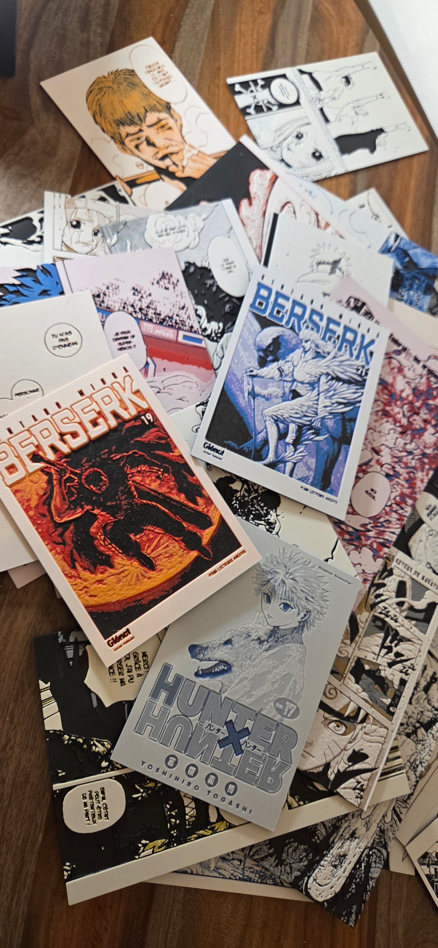 Affiches Berserk – Pages de garde Tome 19 & Tome 21 – Guts & Griffith – Impression 3D