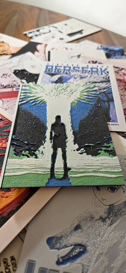 Affiche L’Attaque des Titans – Eren dans le Chemin – Face à l’Origine – Impression 3D
