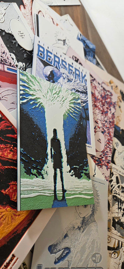 Affiche L’Attaque des Titans – Eren dans le Chemin – Face à l’Origine – Impression 3D