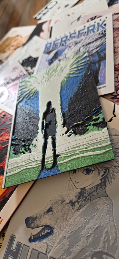 Affiche L’Attaque des Titans – Eren dans le Chemin – Face à l’Origine – Impression 3D