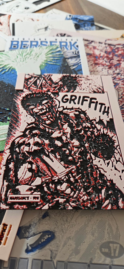 Affiche Berserk – Guts durant l’Éclipse – La Rage contre Griffith – Impression 3D