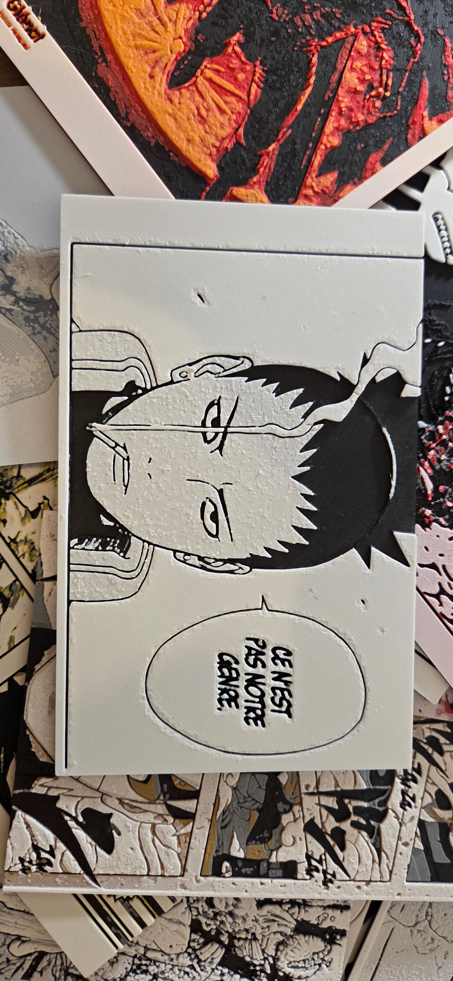 Affiche Naruto Shippuden – Shikamaru après Asuma – Le Plan est Prêt – Impression 3D