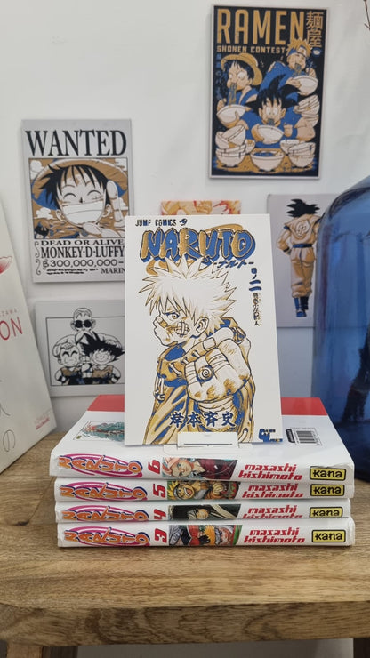 Affiche Naruto Tome 2 – Impression 3D artisanale