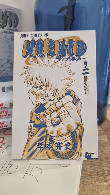 Affiche Naruto Tome 2 – Impression 3D artisanale