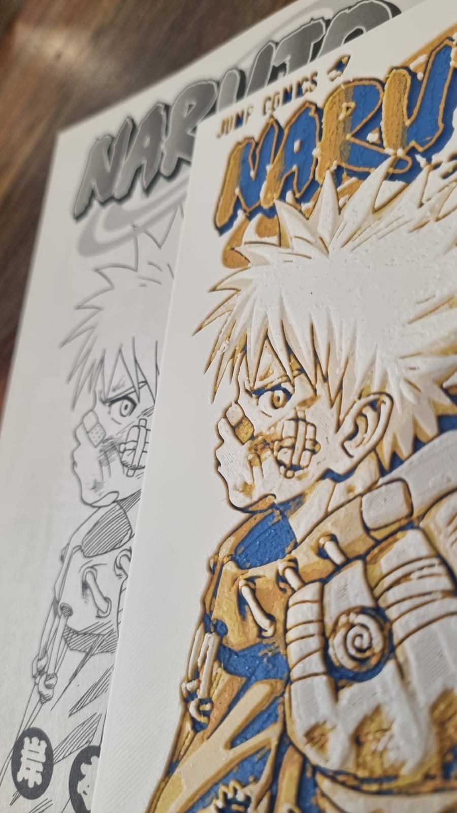 Affiche Naruto Tome 2 – Impression 3D artisanale