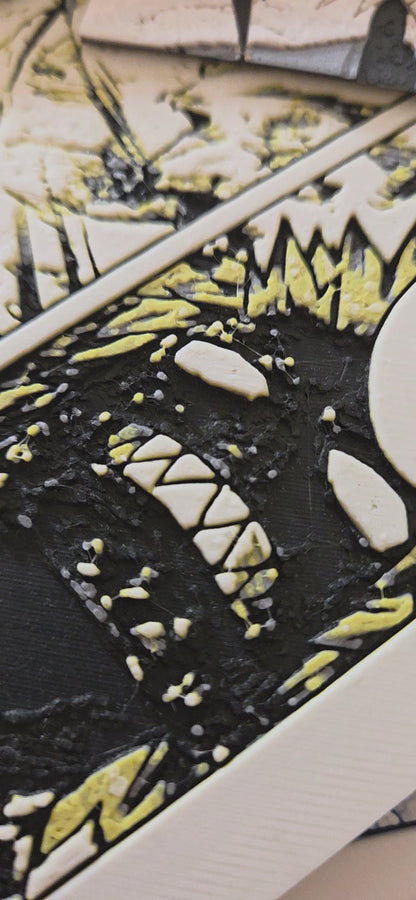 Affiche Vinland Saga – Thorfinn & Thors – “Tu n’as pas d’ennemi” – Impression 3D